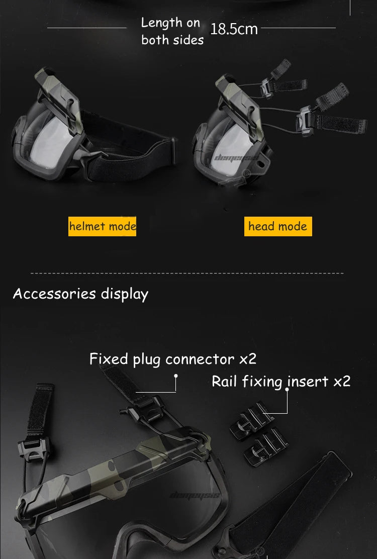 Óculos Táticos Antiembaçante para Paintball e Airsoft