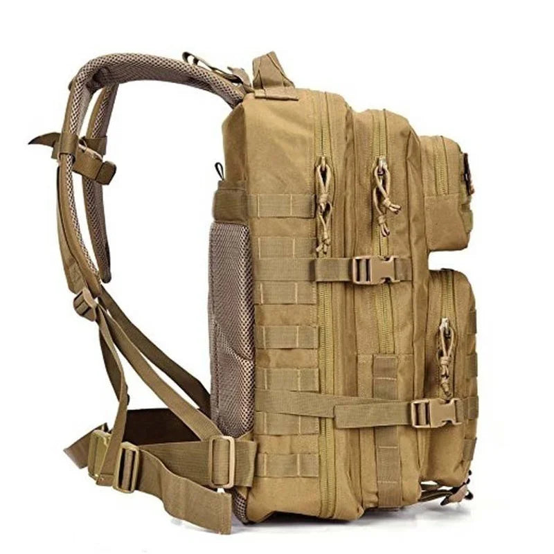 Mochila Tática de 25L/50L, 1000D Nylon Impermeável para Trekking, Pesca e Caça, Mochilão Outdoor, Roupas Esportivas, Camping e Caminhadas
