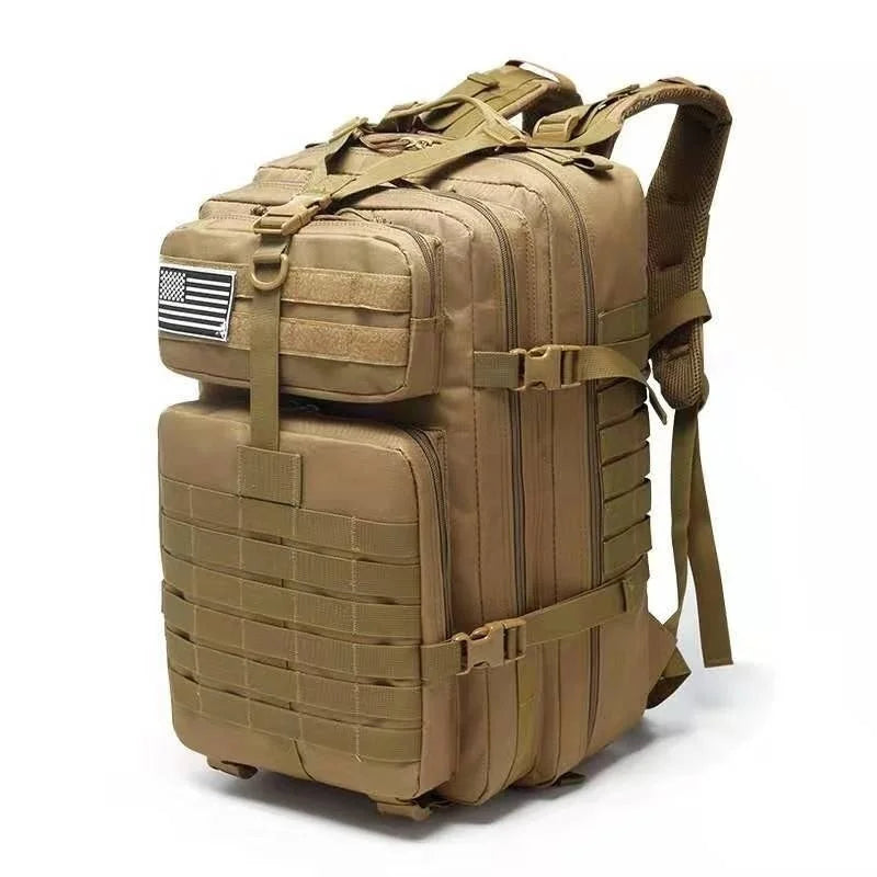 Mochila Tática de 25L/50L, 1000D Nylon Impermeável para Trekking, Pesca e Caça, Mochilão Outdoor, Roupas Esportivas, Camping e Caminhadas