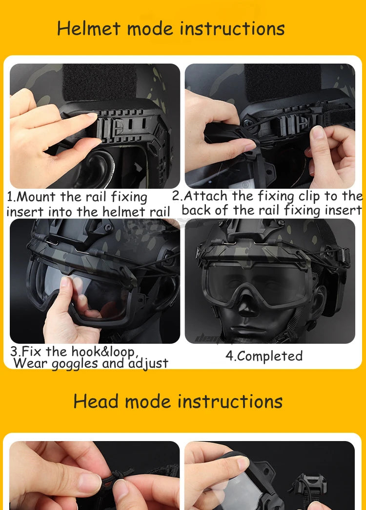 Óculos Táticos Antiembaçante para Paintball e Airsoft