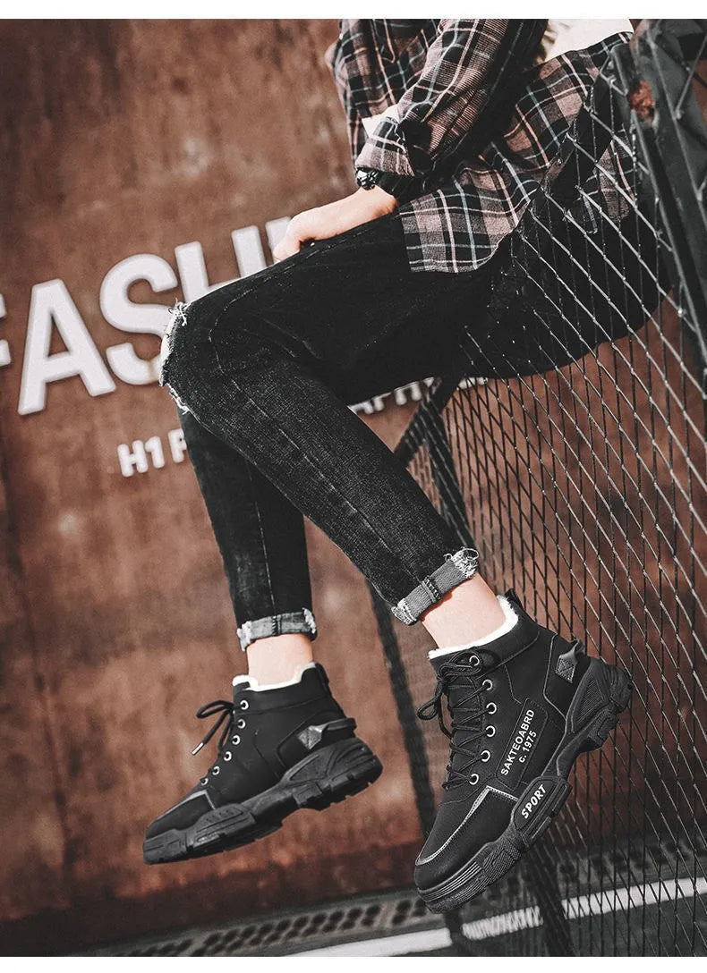 Botas Masculinas Antiderrapantes para Inverno