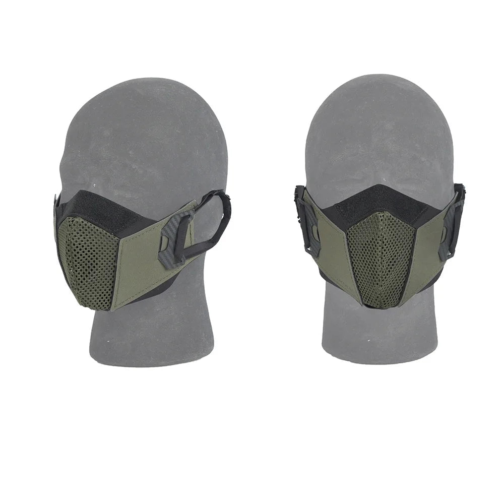 Dmgear máscara facial tática anti-nevoeiro equipamento de proteção de caça acessório airsoft confortável corte a laser respirável
