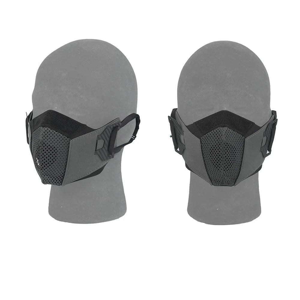 Dmgear máscara facial tática anti-nevoeiro equipamento de proteção de caça acessório airsoft confortável corte a laser respirável