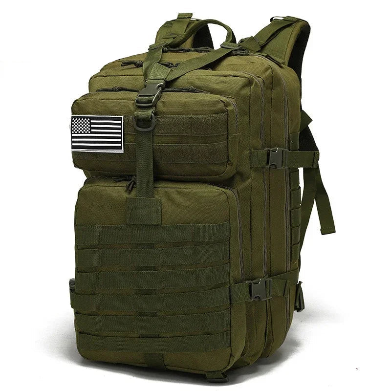 Mochila Tática de 25L/50L, 1000D Nylon Impermeável para Trekking, Pesca e Caça, Mochilão Outdoor, Roupas Esportivas, Camping e Caminhadas