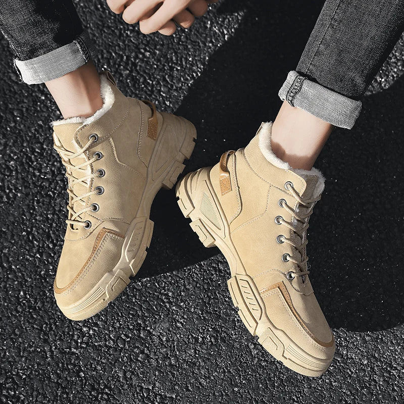 Botas Masculinas Antiderrapantes para Inverno