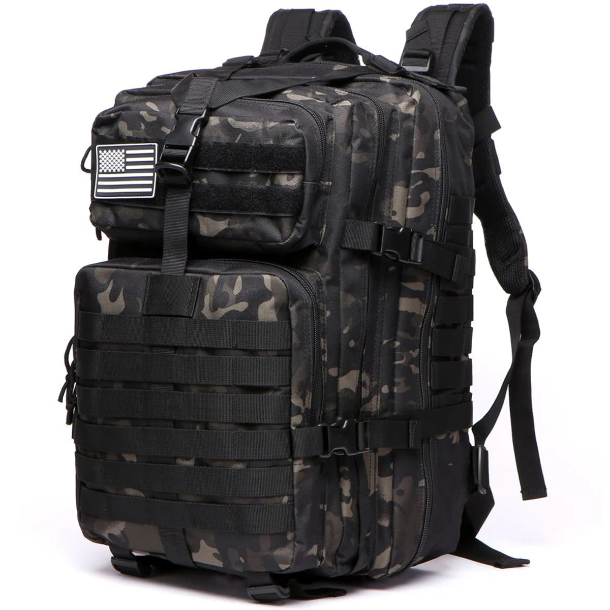 Mochila Tática de 25L/50L, 1000D Nylon Impermeável para Trekking, Pesca e Caça, Mochilão Outdoor, Roupas Esportivas, Camping e Caminhadas