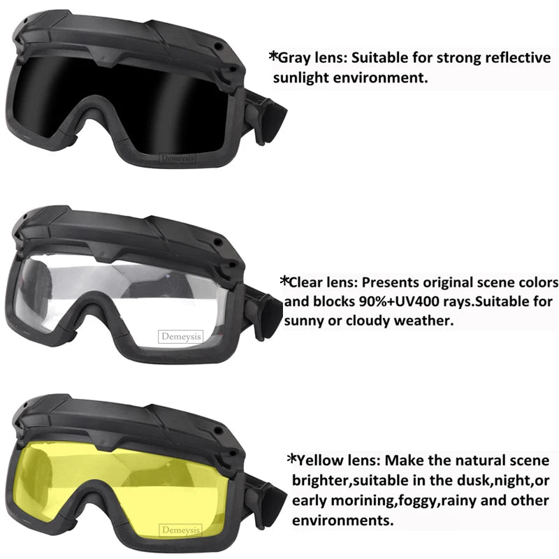 Óculos Táticos Antiembaçante para Paintball e Airsoft