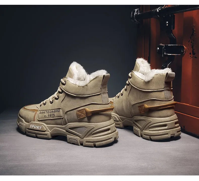 Botas Masculinas Antiderrapantes para Inverno