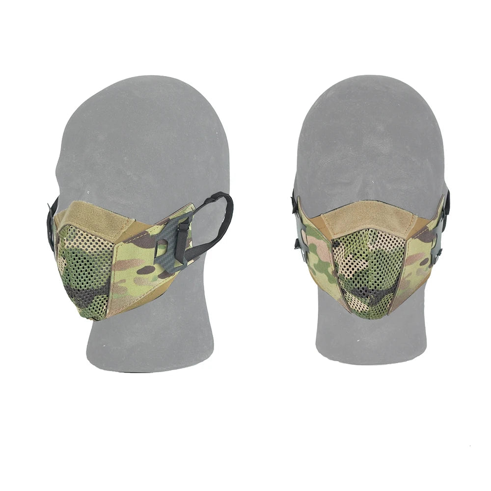 Dmgear máscara facial tática anti-nevoeiro equipamento de proteção de caça acessório airsoft confortável corte a laser respirável