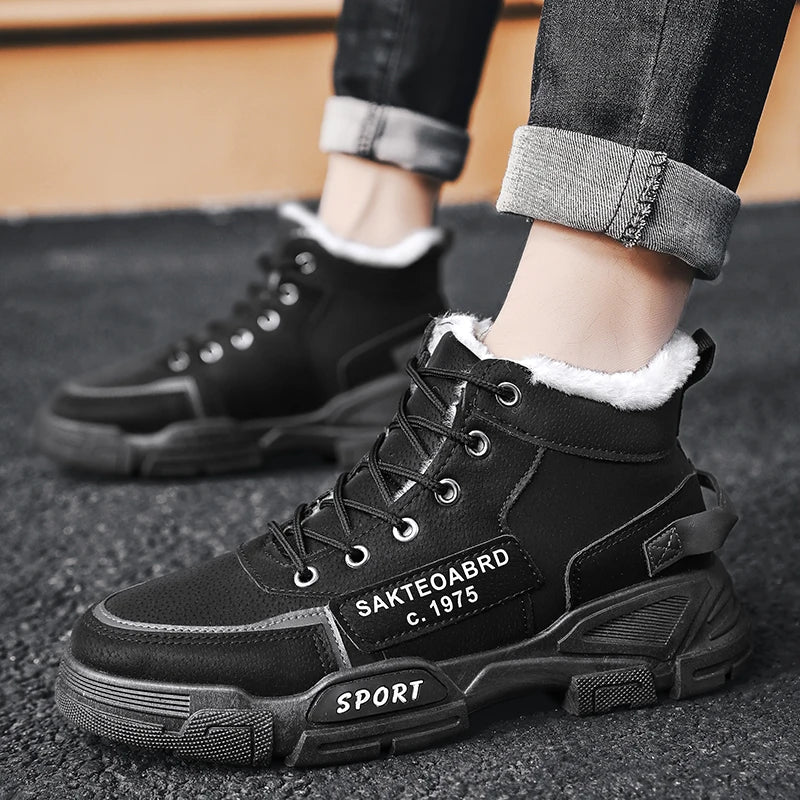 Botas Masculinas Antiderrapantes para Inverno