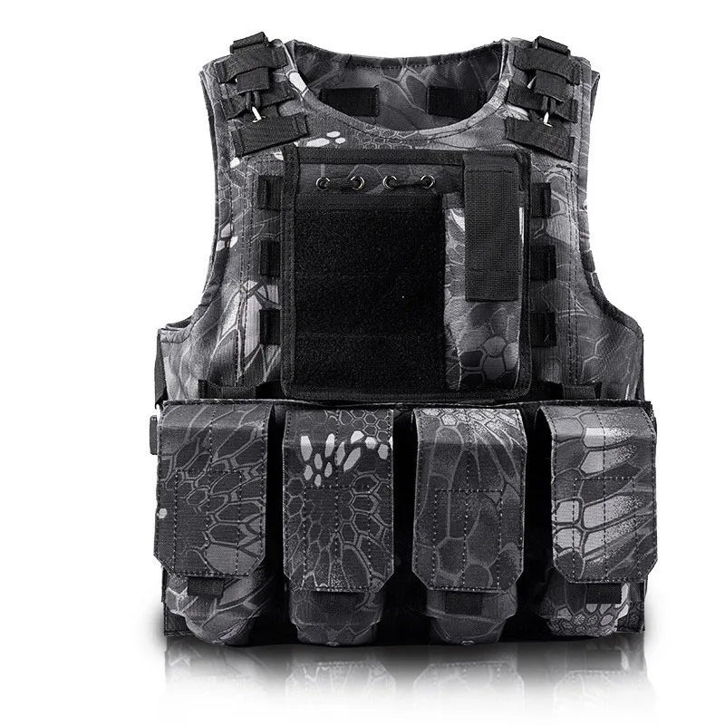 Crianças combate camuflagem colete crianças airsoft coletes ao ar livre paintball tático colete cs engrenagem meninos menina sniper uniforme do exército