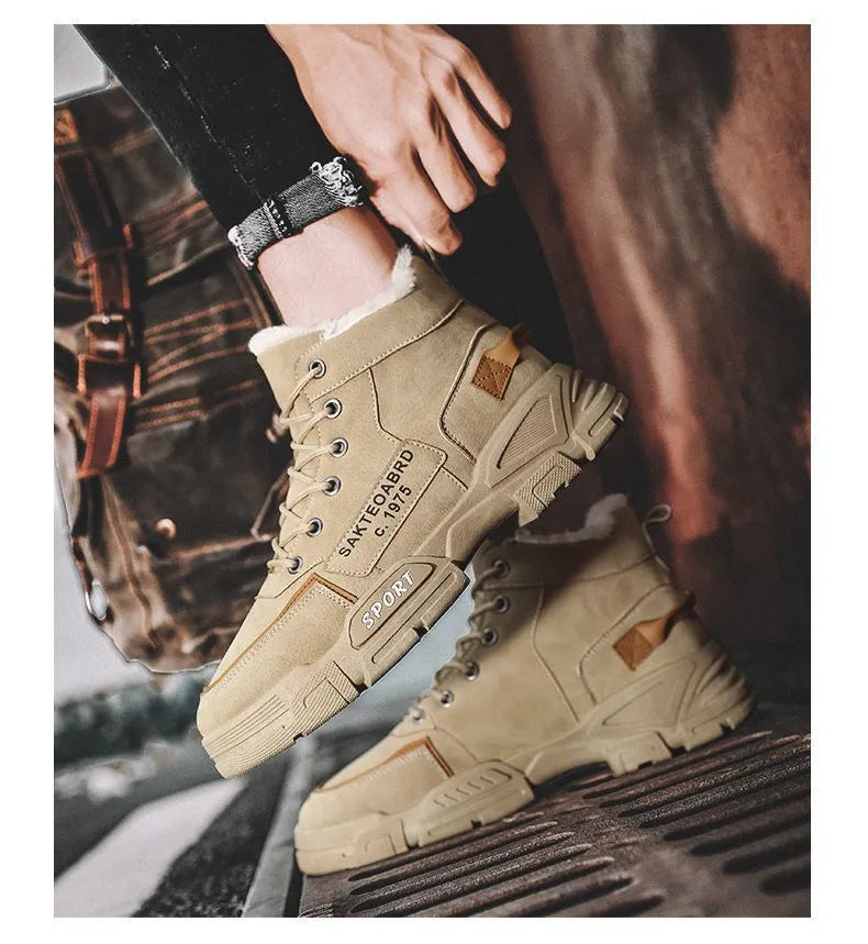 Botas Masculinas Antiderrapantes para Inverno
