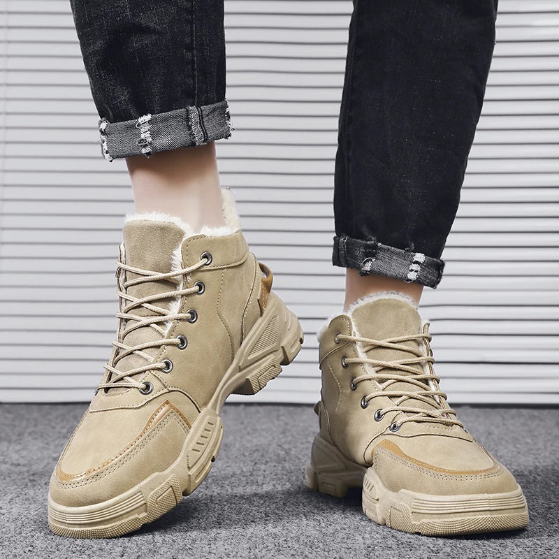 Botas Masculinas Antiderrapantes para Inverno