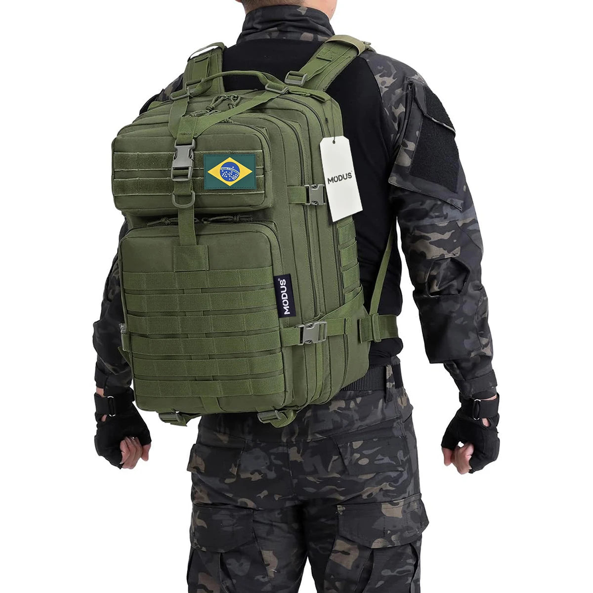 Mochila Tática Militar, Impermeável, 50L, Esportes, Acampamento, Caminhada, Trekking, Pesca, Caça, Assalto