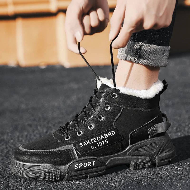 Botas Masculinas Antiderrapantes para Inverno