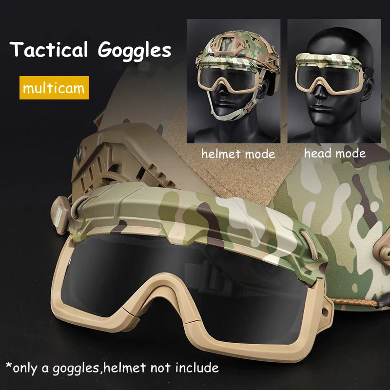 Óculos Táticos Antiembaçante para Paintball e Airsoft