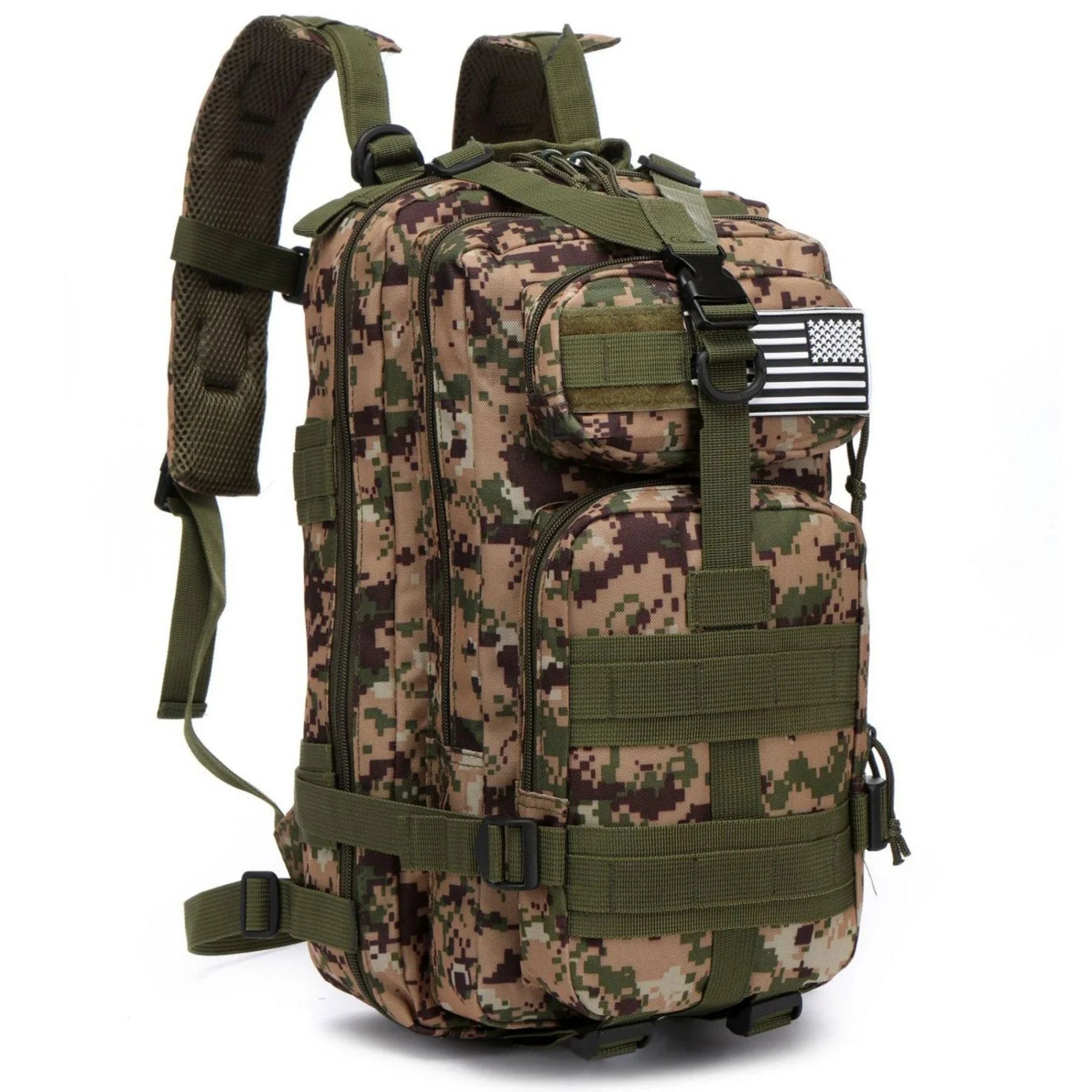 Mochila Tática de 25L/50L, 1000D Nylon Impermeável para Trekking, Pesca e Caça, Mochilão Outdoor, Roupas Esportivas, Camping e Caminhadas