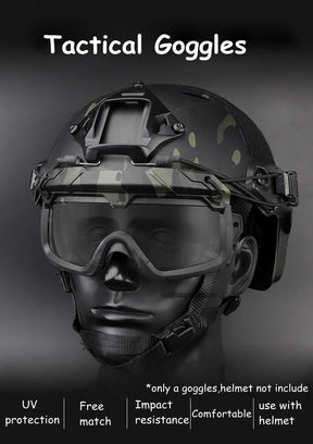 Óculos Táticos Antiembaçante para Paintball e Airsoft