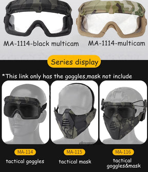 Óculos Táticos Antiembaçante para Paintball e Airsoft