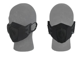 Dmgear máscara facial tática anti-nevoeiro equipamento de proteção de caça acessório airsoft confortável corte a laser respirável