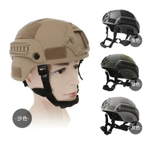 Capacete de proteção capacete rápido mich2000 airsoft mh capacete tático ao ar livre tático paintball cs swat equitação proteger equipamentos