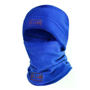 Conjunto de chapéu e cachecol de lã tático, capa térmica para cabeça, inverno, balaclava quente, máscara facial, esportes, ciclismo, protetor de pescoço
