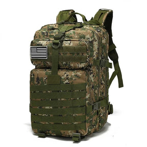 Mochila Tática de 25L/50L, 1000D Nylon Impermeável para Trekking, Pesca e Caça, Mochilão Outdoor, Roupas Esportivas, Camping e Caminhadas