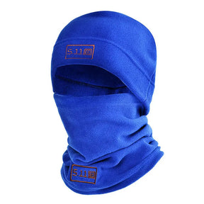 Conjunto de chapéu e cachecol de lã tático, capa térmica para cabeça, inverno, balaclava quente, máscara facial, esportes, ciclismo, protetor de pescoço