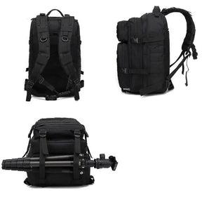 Mochila Tática de 25L/50L, 1000D Nylon Impermeável para Trekking, Pesca e Caça, Mochilão Outdoor, Roupas Esportivas, Camping e Caminhadas