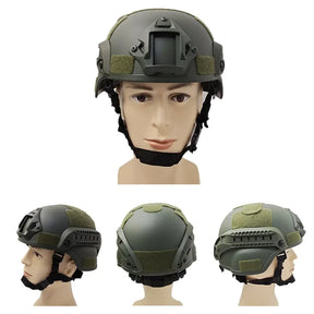 Capacete de proteção capacete rápido mich2000 airsoft mh capacete tático ao ar livre tático paintball cs swat equitação proteger equipamentos