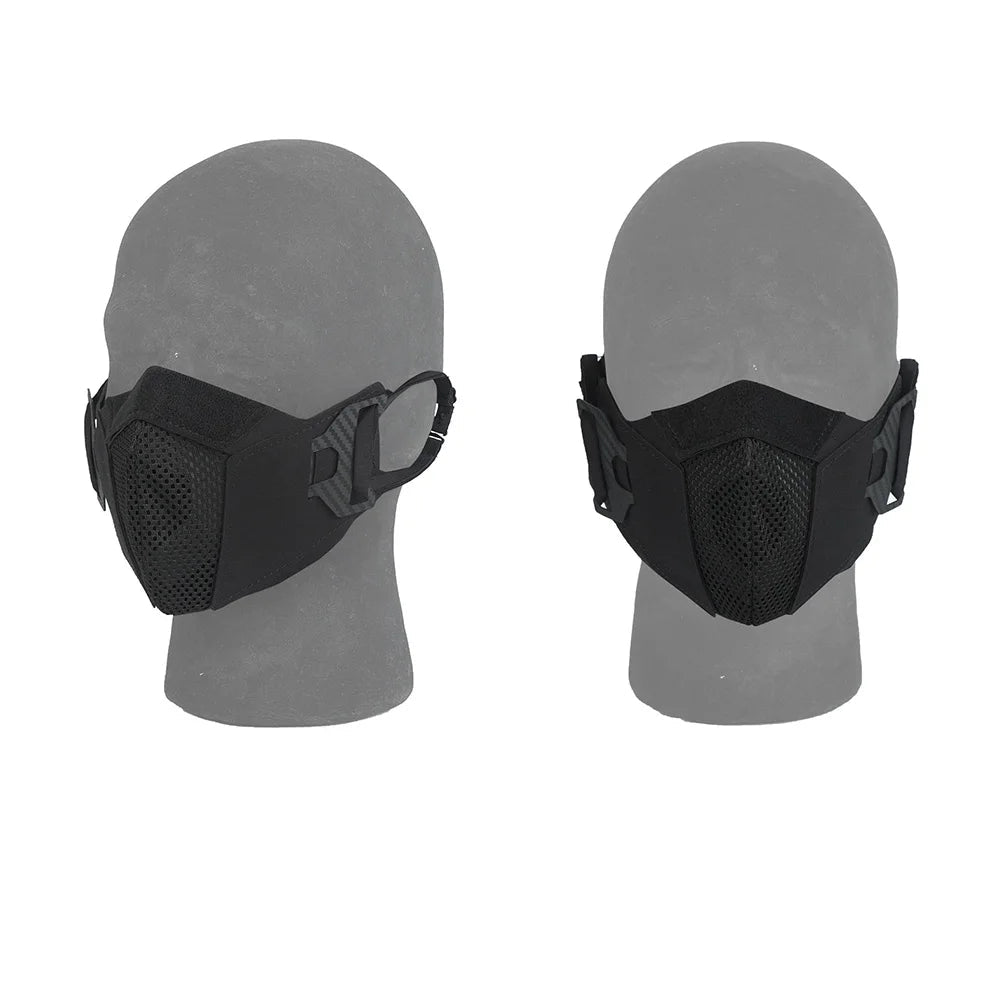 Dmgear máscara facial tática anti-nevoeiro equipamento de proteção de caça acessório airsoft confortável corte a laser respirável