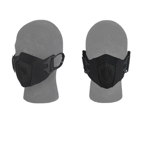 Dmgear máscara facial tática anti-nevoeiro equipamento de proteção de caça acessório airsoft confortável corte a laser respirável