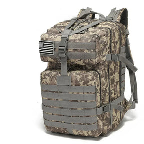 Mochila Tática de 25L/50L, 1000D Nylon Impermeável para Trekking, Pesca e Caça, Mochilão Outdoor, Roupas Esportivas, Camping e Caminhadas