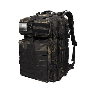 Mochila Tática de 25L/50L, 1000D Nylon Impermeável para Trekking, Pesca e Caça, Mochilão Outdoor, Roupas Esportivas, Camping e Caminhadas
